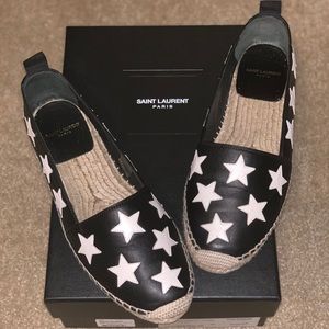 Saint Laurent Star Espadrilles Size 38